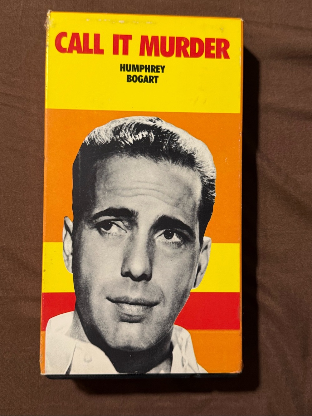 Call It Murder VHS Humphrey Bogart Vintage Classic Crime Drama Untested‎